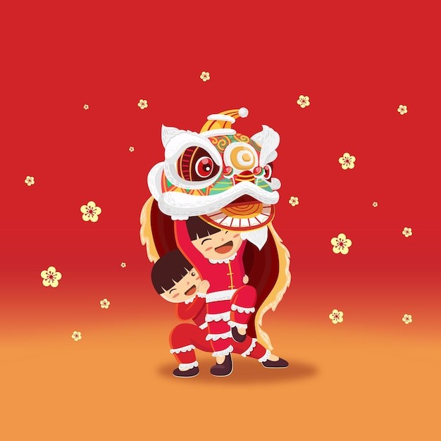 2024龙年春节新年海报背景模板