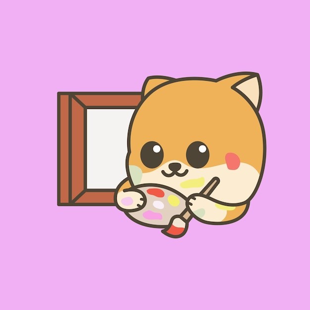 卡通可爱小猫咪插画