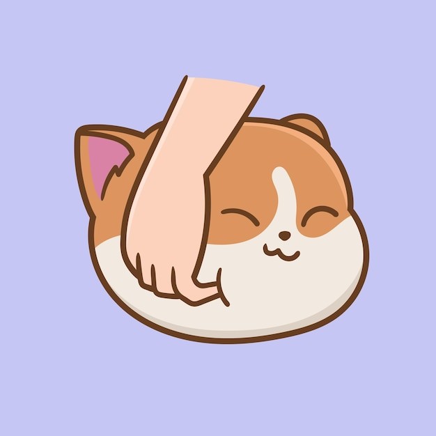 卡通可爱小猫咪插画