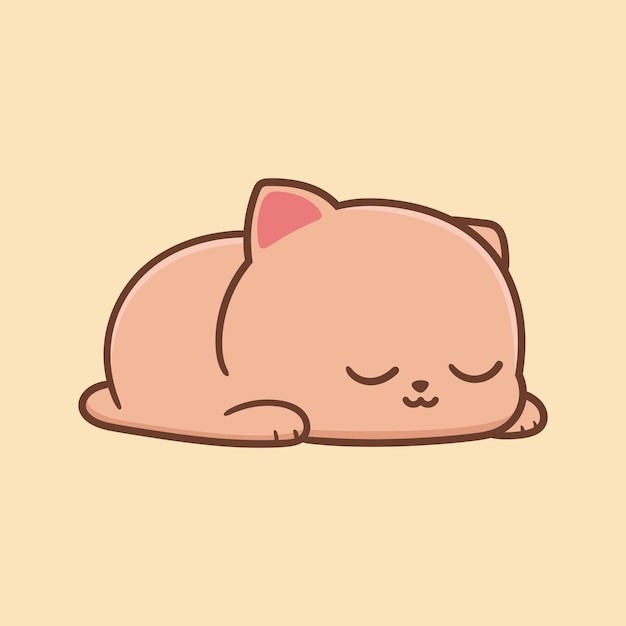 卡通可爱小猫咪插画