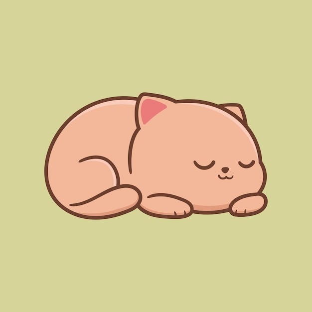 卡通可爱小猫咪插画