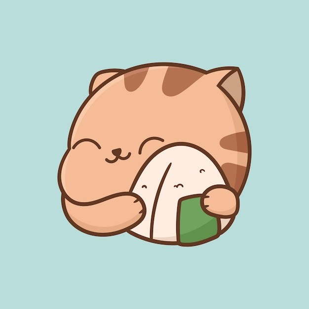 卡通可爱小猫咪插画