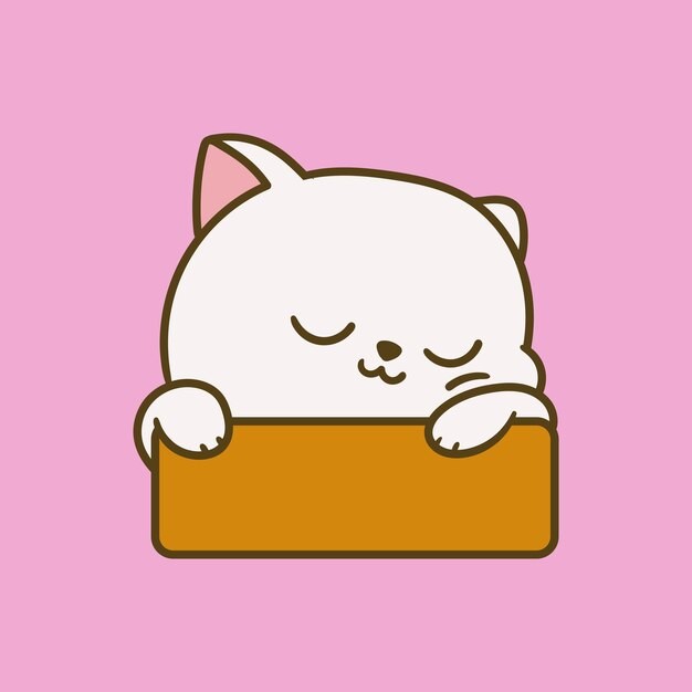 卡通可爱小猫咪插画