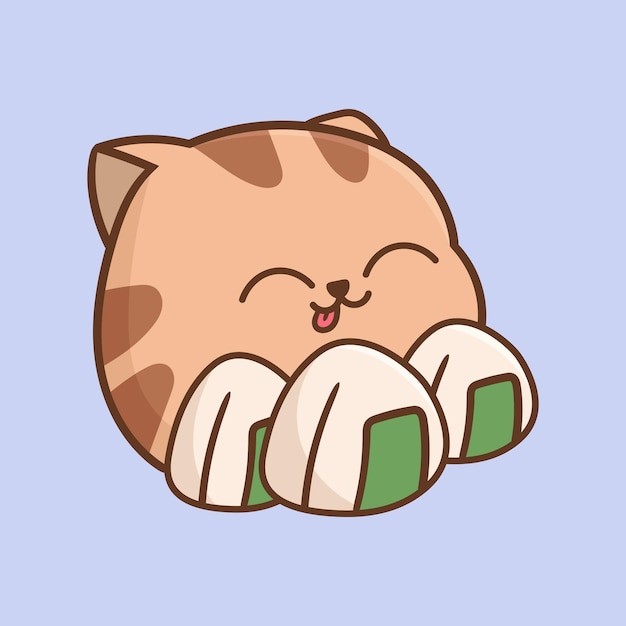 卡通可爱小猫咪插画