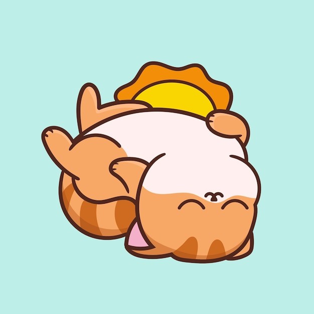 卡通可爱小猫咪插画