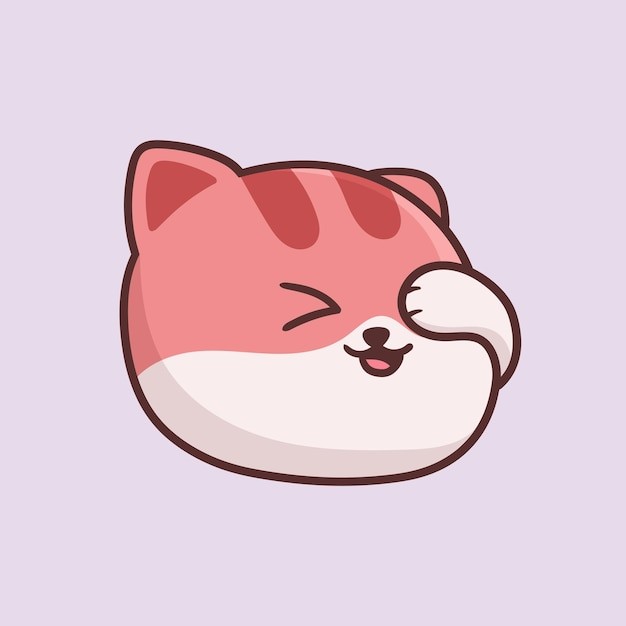 卡通可爱小猫咪插画