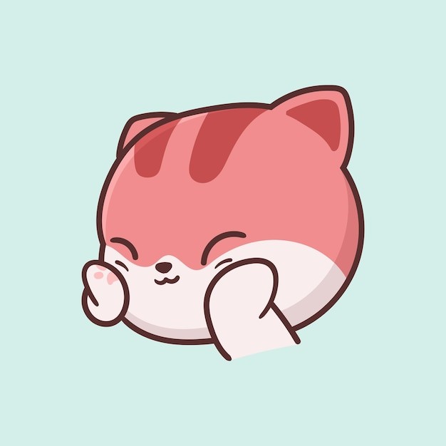 卡通可爱小猫咪插画