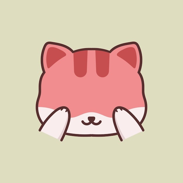 卡通可爱小猫咪插画