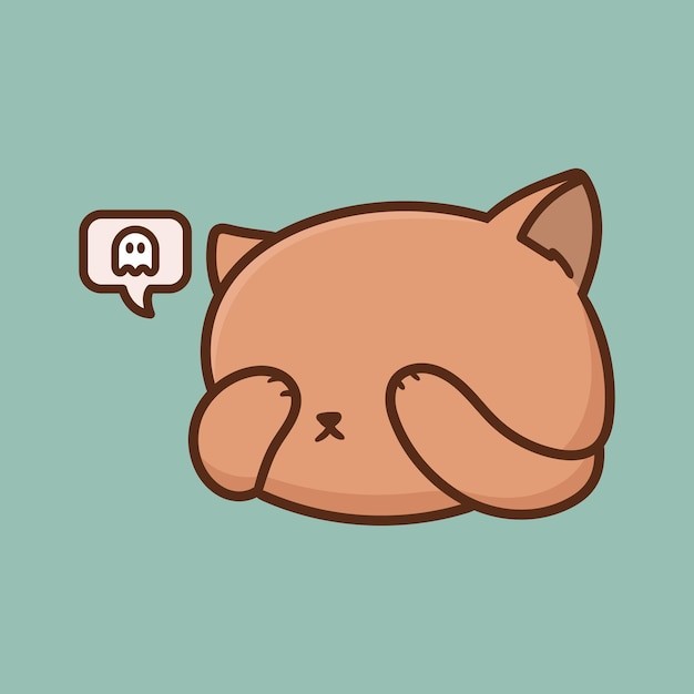 卡通可爱小猫咪插画