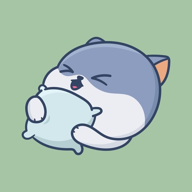 卡通可爱小猫咪插画