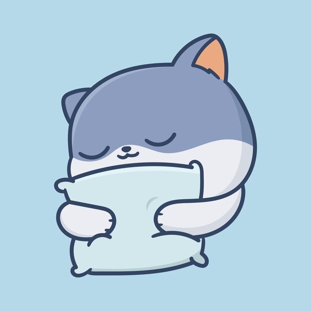 卡通可爱小猫咪插画