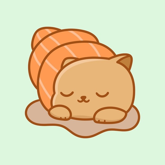 卡通可爱小猫咪插画