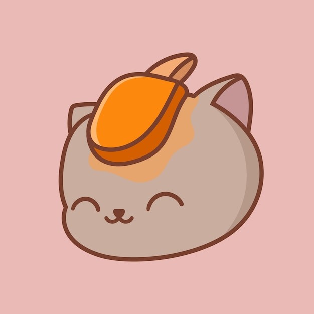 卡通可爱小猫咪插画