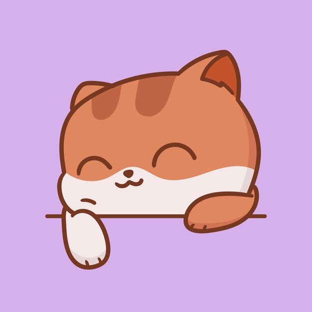 卡通可爱小猫咪插画