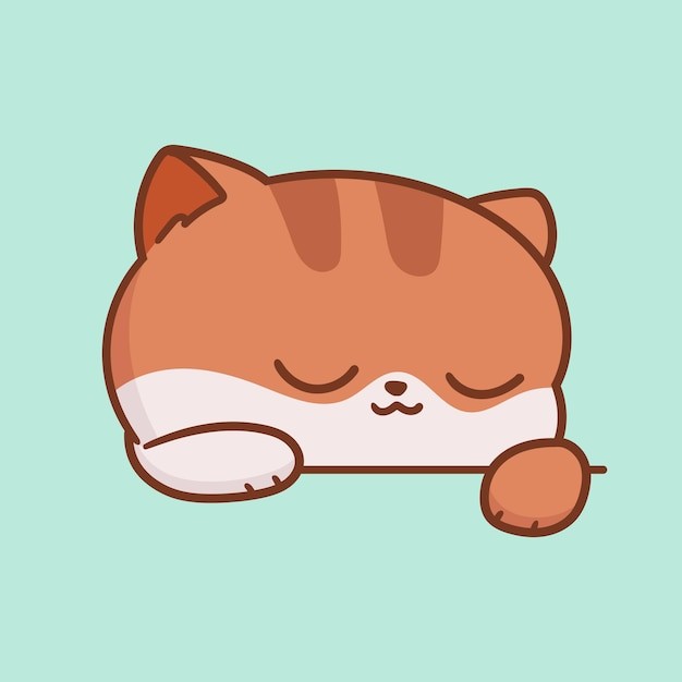 卡通可爱小猫咪插画