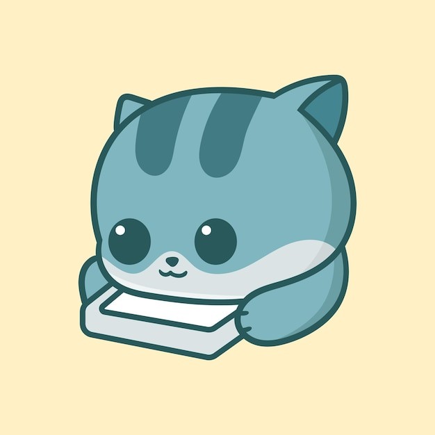 卡通可爱小猫咪插画