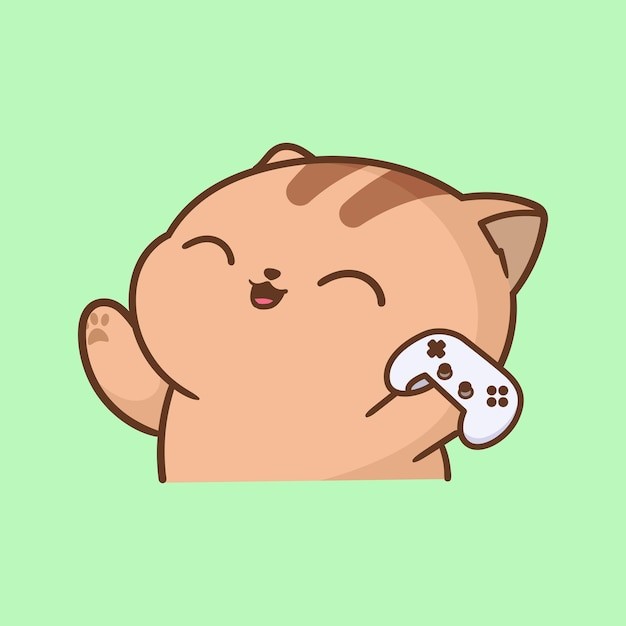 卡通可爱小猫咪插画