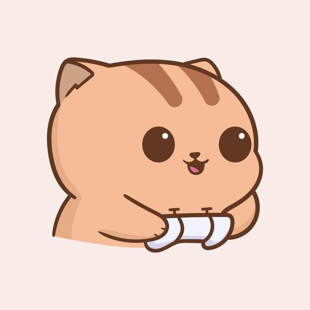 卡通可爱小猫咪插画