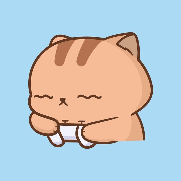 卡通可爱小猫咪插画