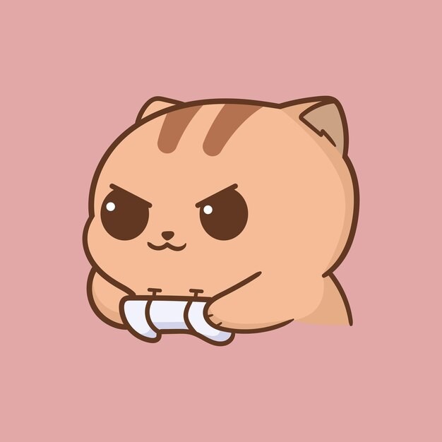 卡通可爱小猫咪插画