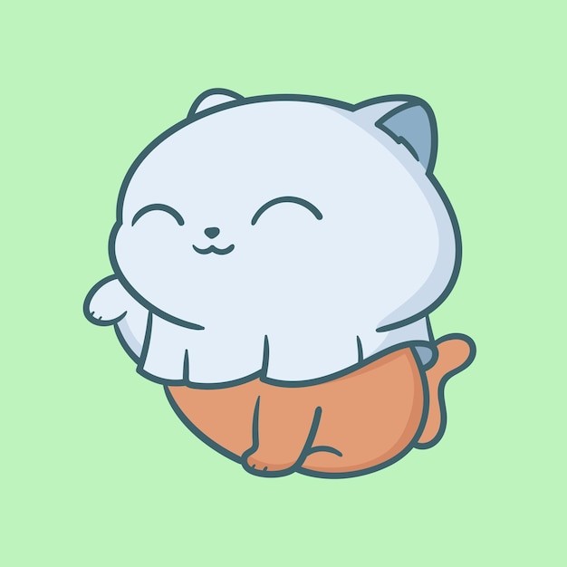 卡通可爱小猫咪插画