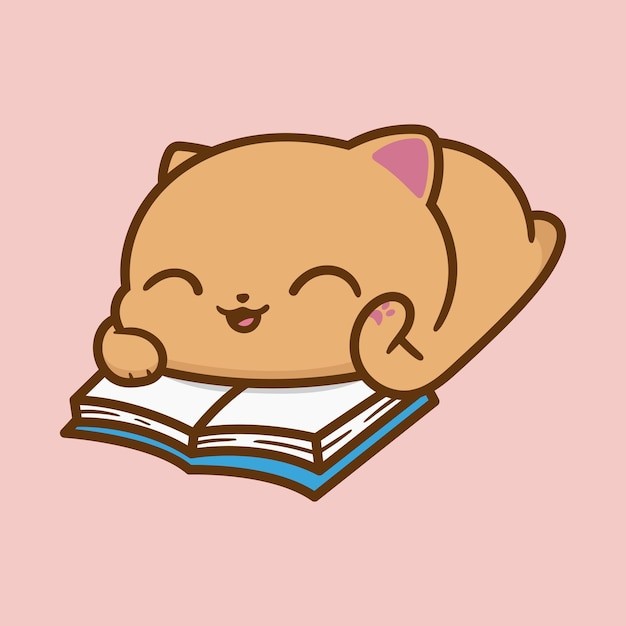 卡通可爱小猫咪插画