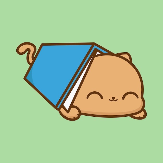 卡通可爱小猫咪插画