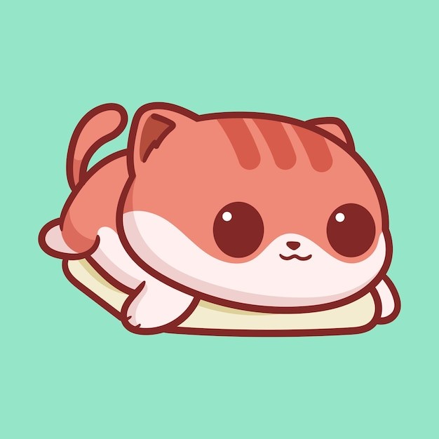 卡通可爱小猫咪插画