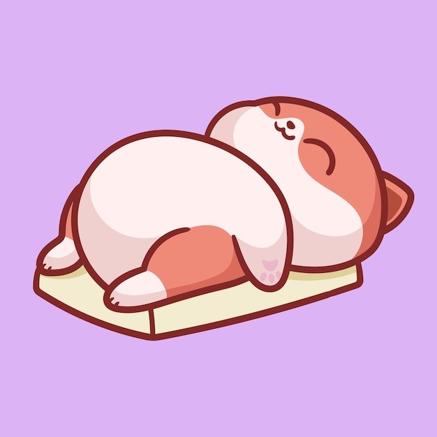 卡通可爱小猫咪插画