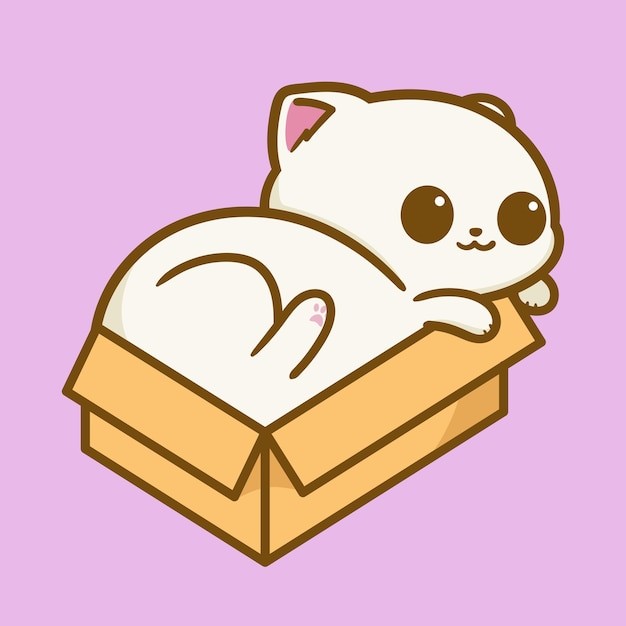 卡通可爱小猫咪插画