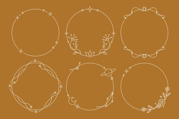 欧式复古花纹装饰边框