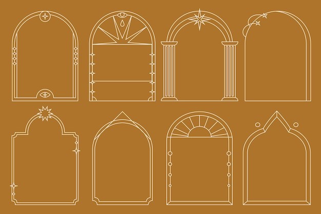 欧式复古花纹装饰边框