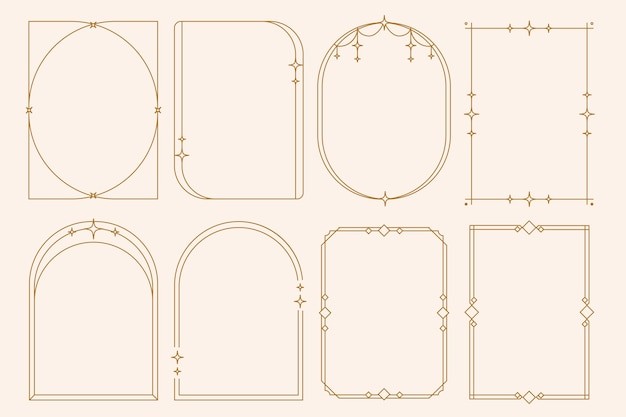 欧式复古花纹装饰边框