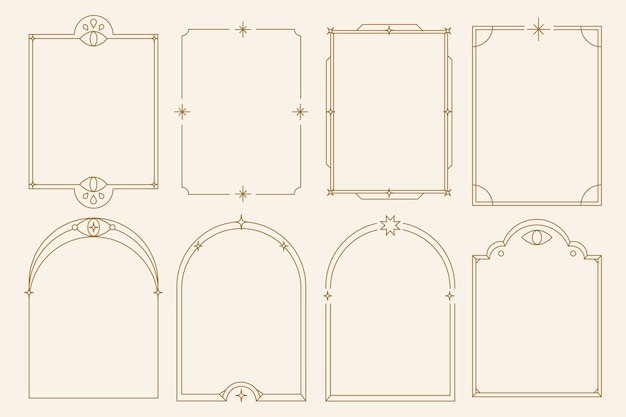 欧式复古花纹装饰边框