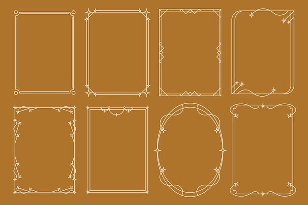 欧式复古花纹装饰边框