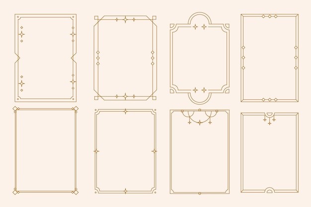 欧式复古花纹装饰边框