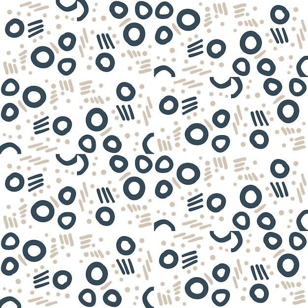 手绘抽象涂鸦花纹图案