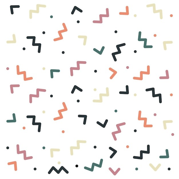 手绘抽象涂鸦花纹图案