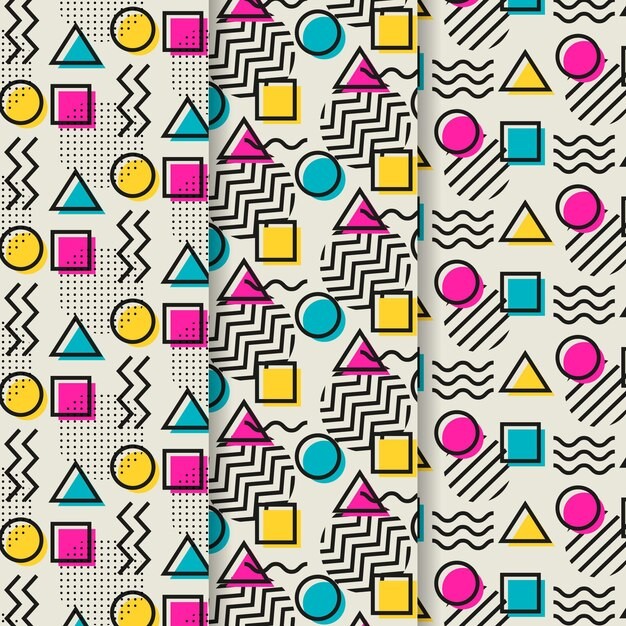 手绘抽象涂鸦花纹图案