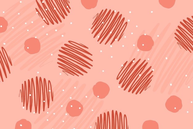 手绘抽象涂鸦花纹图案