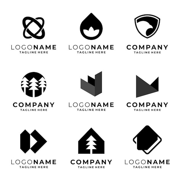 简约创意树标志logo