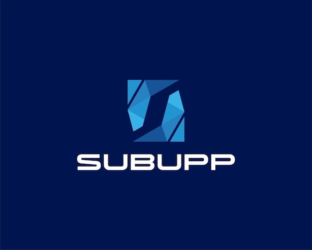 字母s低面标志logo