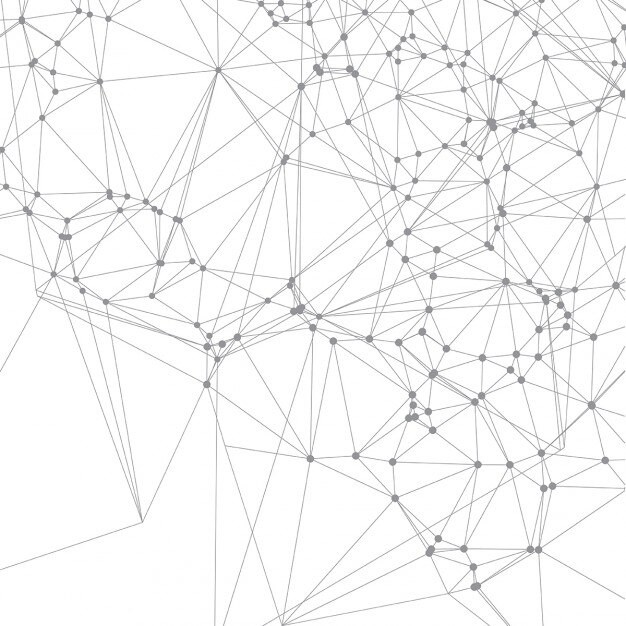 抽象多边形点线科技背景