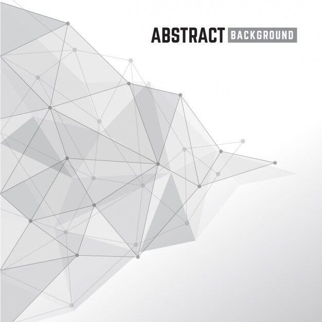 抽象多边形点线科技背景