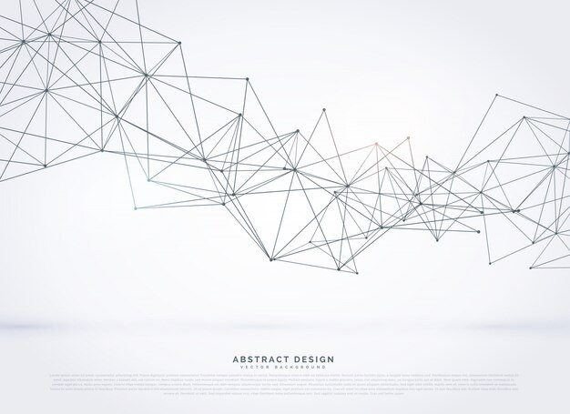 抽象多边形点线科技背景