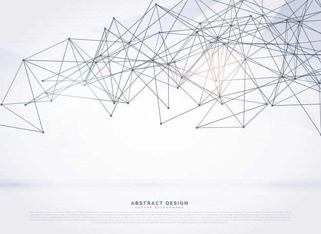 抽象多边形点线科技背景