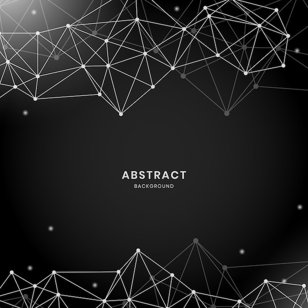 抽象多边形点线科技背景