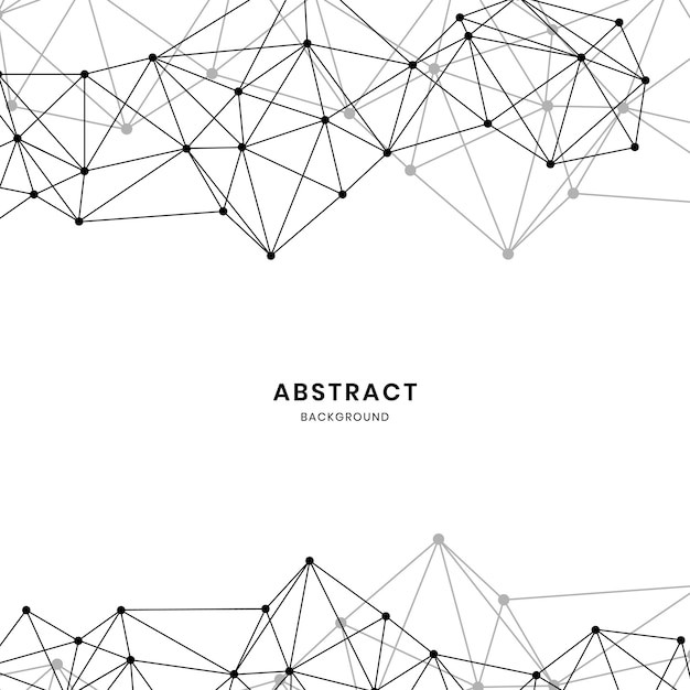 抽象多边形点线科技背景