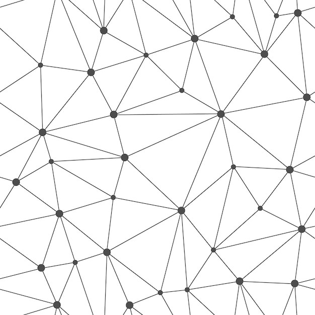 抽象多边形点线科技背景