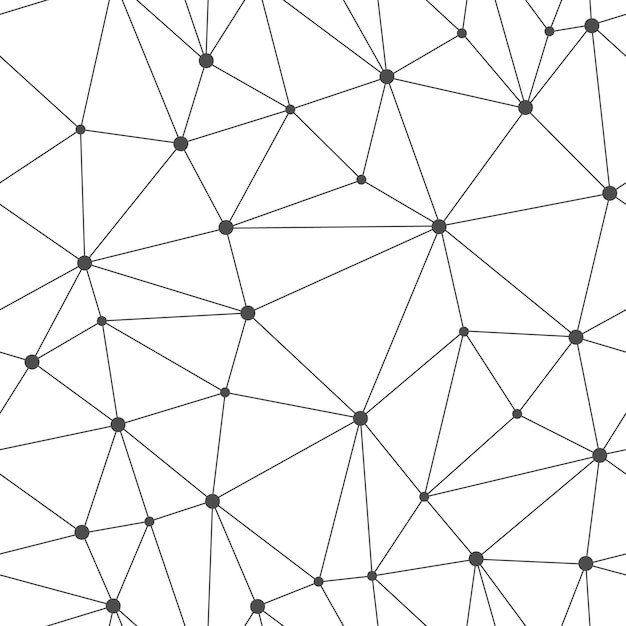 抽象多边形点线科技背景